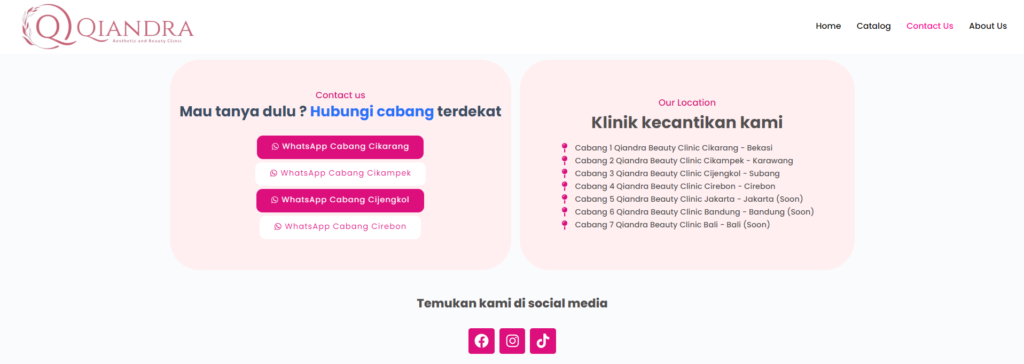 Klinik Kecantikan dengan Konsultasi Online
