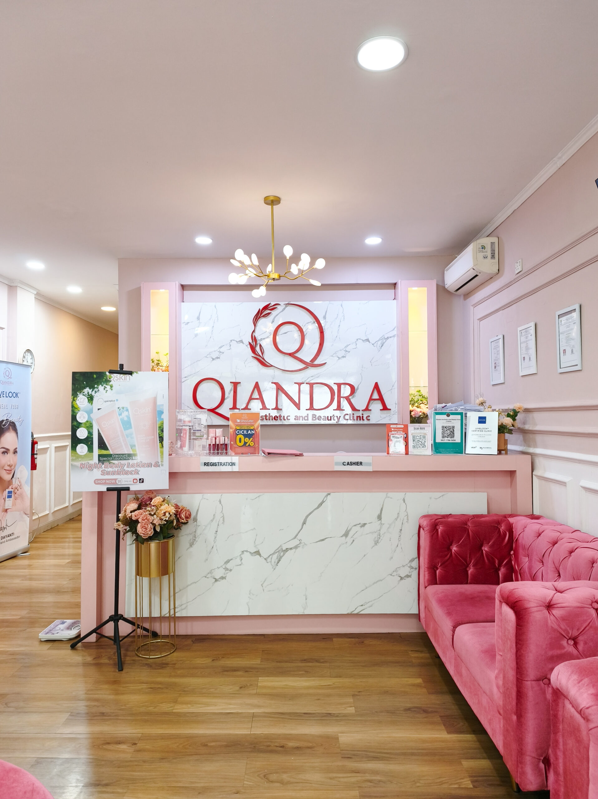 Interior Qiandra Clinic Cirebon