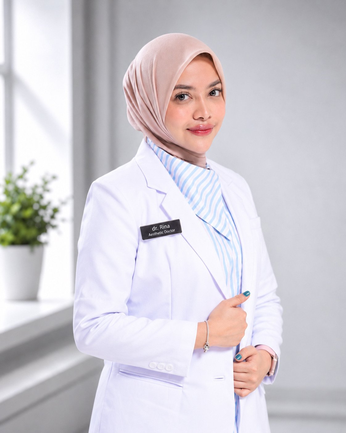 dr. Rina, dokter estetika Qiandra